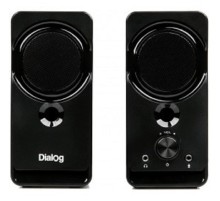 Dialog Stride AST-22UP - акустические колонки 2.0, 8W RMS, Phone Out, Mic In, черные, питание от USB