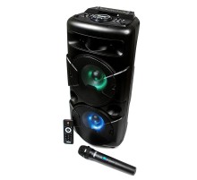 Dialog Oscar AO-20 - акустические колонки 1.0, 30W RMS,  беспроводной микрофон, BT+FM+USB+SD+LED