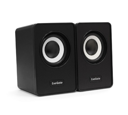 Exegate EX287054RUS Акустическая система 2.0 ExeGate Disco 120 (питание USB, 2х3Вт (6Вт RMS), 100-20000Гц, черный)