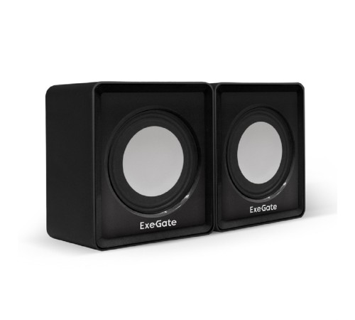 Exegate EX287057RUS Акустическая система 2.0 ExeGate Disco 140 Black (питание USB, 2х3Вт (6Вт RMS), 100-20000Гц, черный)