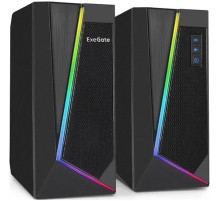ExeGate Accord 240 (питание USB, 2х3Вт (6Вт RMS), 60-20000Гц, цвет черный, RGB подсветка, Color Box)