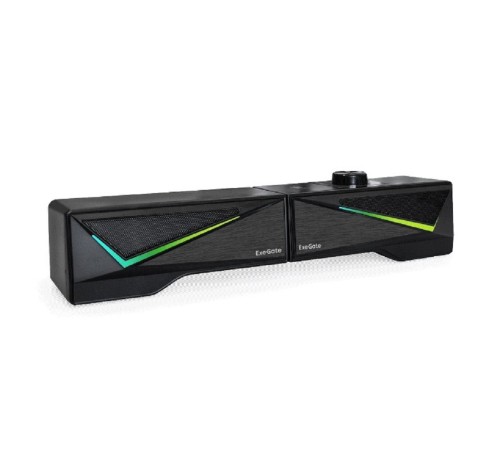 ExeGate Allegro 170 (питание USB, Bluetooth, 2х3Вт (6Вт RMS), 60-20000Гц, цвет черный, RGB подсветка, с возможностью трансформации в саундбар, Color Box)