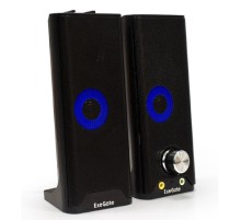 ExeGate Accord 280 (питание USB, Bluetooth, 2х3Вт (6Вт RMS), 60-20000Гц, цвет черный, RGB подсветка, с возможностью трансформации в саундбар, Color Box)