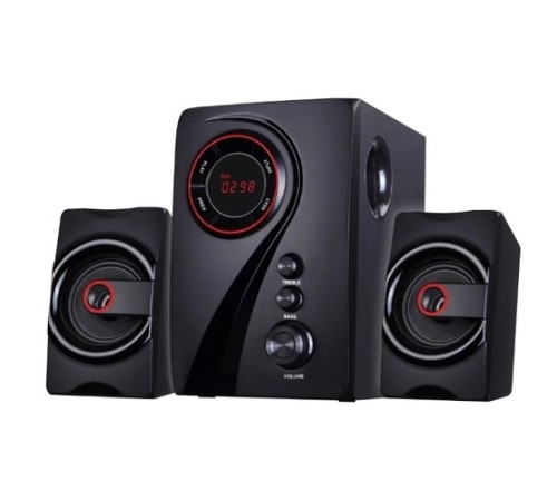 Ginzzu GM-406 2.1 с Bluetooth, выходная мощность 20Вт + 2х10Вт, аудиоплеер USB-flash, SD-card, FM-радио, пульт ДУ - 21 кнопка, стерео вход (2RCA), эквалайзер (обыч Ginzzu GM-406 2.1 с Bluetooth, выходная мощность 20Вт + 2х10Вт, аудиоплеер USB-flash, SD-card, FM-радио, пульт ДУ - 21 кнопка, стерео вход (2RCA), эквалайзер (обыч