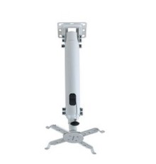 Kromax PROJECTOR-100 white, Кр. стал. пот. для проек. max 20 кг, 3 ст св., нак. 30°, пов. 360°, от пот. 470-670 мм.[4607161209813]