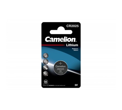 Camelion CR2025 BL-1 (CR2025-BP1, батарейка литиевая,3V) (1 шт. в уп-ке) Camelion CR2025 BL-1 (CR2025-BP1, батарейка литиевая,3V) (1 шт. в уп-ке)