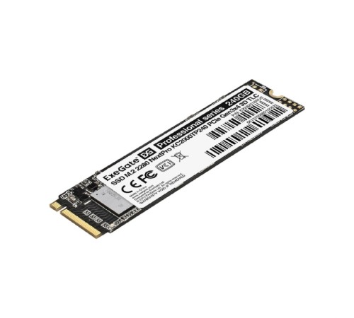 ExeGate SSD M.2 240GB ExeGate NextPro KC2000TP240 (PCIe Gen3x4, NVMe, 22x80mm, 3D TLC) [EX282318RUS]
