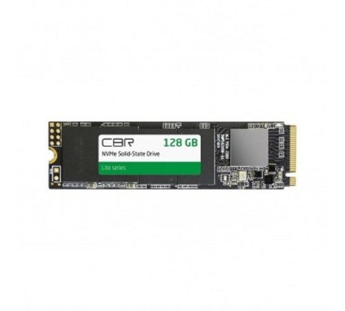 CBR SSD-128GB-M.2-LT22, Внутренний SSD-накопитель, серия "Lite", 128 GB, M.2 2280, PCIe 3.0 x4, NVMe 1.3, SM2263XT, 3D TLC NAND, R/W speed up to 1800/550 MB/s, TBW (TB) 64