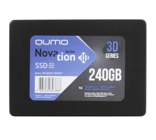 QUMO SSD 240GB Novation TLC Q3DT-240GSCY {SATA3.0}
