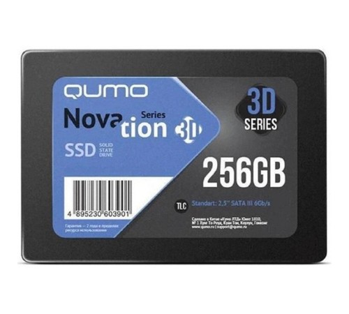 QUMO SSD 256GB Novation TLC Q3DT-256GSCY {SATA3.0}