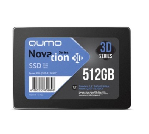 QUMO SSD 512GB QM Novation Q3DT-512GSCY {SATA3.0}