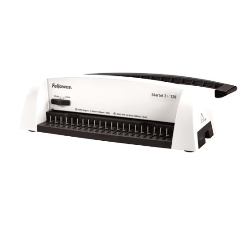 Переплетчик Fellowes Starlet 2+ (FS-52279) A4/перф.12л.сшив/макс.120л./пластик.пруж. (6-16мм)