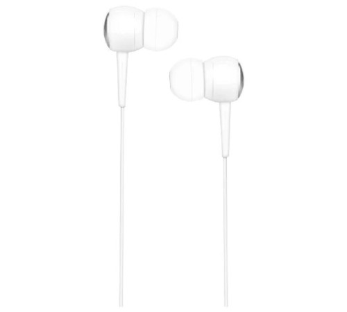 HOCO M19/ Наушники + микрофон/ Кнопка ответа/ 1.2м/ 3.5 mm jack/ White