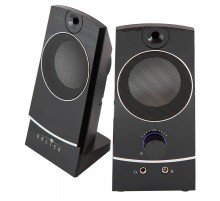 Колонки Оклик OK-118 2.0 черный 4Вт