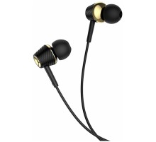 HOCO M70/ Наушники + микрофон/ Кнопка ответа/ 1.2м/ 3.5 mm jack/ Black