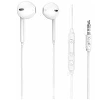 HOCO M55/ Наушники + микрофон/ Кнопка ответа/ 1.2м/ 3.5 mm jack/ White