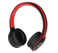 QUMO Accord 3 (BT-0020/BT-0021) Черно-красный  {накладная,  Bluetooth 4.2, 300  мА-ч, до 6х часов в режиме разговора} [21946]