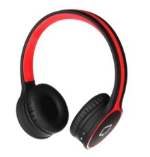 QUMO Accord 3 (BT-0020/BT-0021) Черно-красный  {накладная,  Bluetooth 4.2, 300  мА-ч, до 6х часов в режиме разговора} [21946]