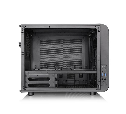 Корпус Thermaltake Core V21 черный без БП mATX 11x120mm 7x140mm 1x200mm 2xUSB3.0 audio bott PSU