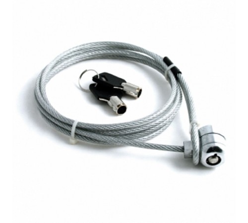 CBR CL-10 { Тросик для ноутбука , Kensington Lock, на ключе, 1м, блистер, RTL,00000000174}