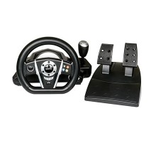 Dialog Игровой руль GW-135VR GranTourismo - эф.вибрации, 2 педали, рычаг ПП, PC USB
