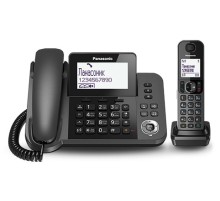 Р/Телефон Dect Panasonic KX-TGF310RUM серый металлик АОН