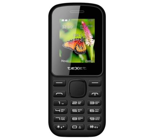 TEXET TM-130 Мобильный телефон цвет черный-красный TEXET TM-130 Мобильный телефон цвет черный-красный