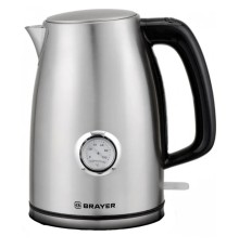 BRAYER 1022BR Чайник, 1.7л, 2200Вт, серебристый