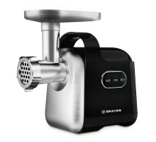 BRAYER 1602BR Мясорубка 2000 Вт, реверс, насадки кеббе, колбасы, овощей, отсек для хранен, 2 диска
