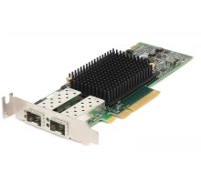 Контроллер DELL Emulex LPe31002 Dual Port FC16 Fibre Channel HBA, PCIe Low Profile, Customer Kit, V2 (including FC16 trancievers x 2) (540-BDHH)