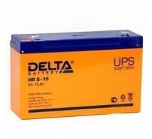 Delta HR 6-15 (15 А\ч, 6 В) свинцово- кислотный аккумулятор