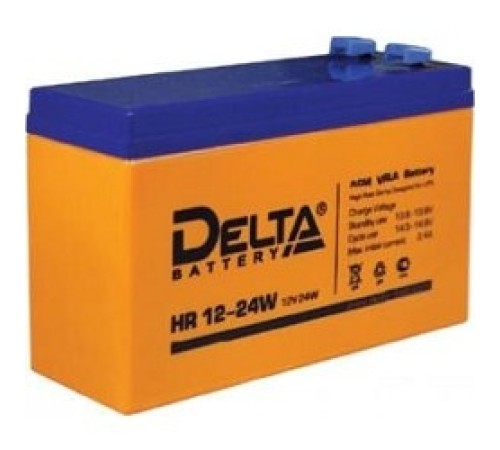 Delta HR 12-24W (6 А\ч, 12В) свинцово- кислотный  аккумулятор