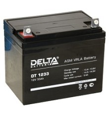 Delta DT 1233 (33 А\ч, 12В) свинцово- кислотный аккумулятор