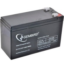 Gembird Аккумулятор для Источников Бесперебойного Питания BAT-12V7.5AH