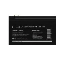 CBR Аккумуляторная VRLA батарея CBT-GP1270-F1 (12В 7Ач), клеммы F1
