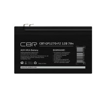 CBR Аккумуляторная VRLA батарея CBT-GP1270-F2 (12В 7Ач), клеммы F2