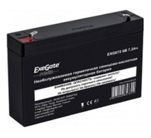Exegate EP234536RUS Аккумуляторная батарея  Exegate EXG672/GP 672, 6В 7.2Ач, клеммы F1