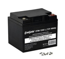 Exegate EX282977RUS Аккумуляторная батарея DTM 1240 L (12V 40Ah, под болт М5)