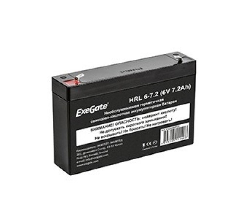 Exegate EX282951RUS Аккумуляторная батарея DTM 607 (6V 7Ah, клеммы F1) Exegate EX282951RUS Аккумуляторная батарея DTM 607 (6V 7Ah, клеммы F1)
