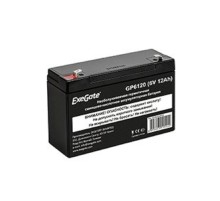 Exegate EX282954RUS Аккумуляторная батарея GP6120 (6V 12Ah, клеммы F1)