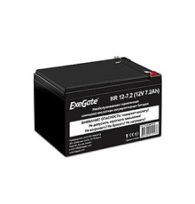 Exegate EX282965RUS Аккумуляторная батарея HR 12-7.2 (12V 7.2Ah 1227W, клеммы F2)