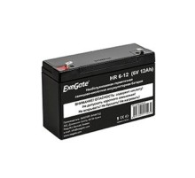 Exegate EX282955RUS Аккумуляторная батарея HR 6-12 (6V 12Ah, клеммы F1)