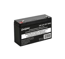 Exegate EX282953RUS Аккумуляторная батарея HR 6-9 (6V 9Ah 634W, клеммы F2)