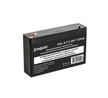 Exegate EX282952RUS Аккумуляторная батарея HRL 6-7.2 (6V 7.2Ah, клеммы F1)