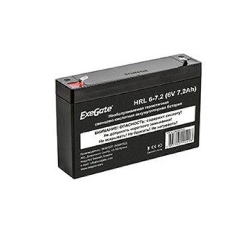 Exegate EX282952RUS Аккумуляторная батарея HRL 6-7.2 (6V 7.2Ah, клеммы F1) Exegate EX282952RUS Аккумуляторная батарея HRL 6-7.2 (6V 7.2Ah, клеммы F1)