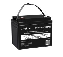 Exegate EX282983RUS Аккумуляторная батарея DT 1275 (12V 75Ah, под болт М6)