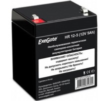 Exegate EX285949RUS Аккумуляторная батарея HR 12-5 (12V 5Ah 1221W, клеммы F1)