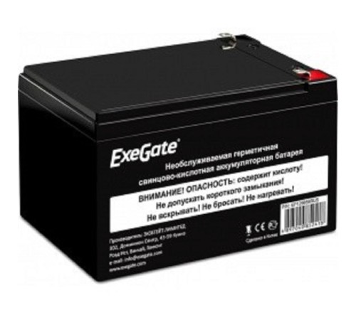 Exegate EX285952RUS Аккумуляторная батарея DTM 12072 (12V 7,2Ah, клеммы F1) Exegate EX285952RUS Аккумуляторная батарея DTM 12072 (12V 7,2Ah, клеммы F1)