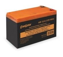 ExeGate EX288653RUS АКБ HR 12-6 (12V 6Ah 1224W, клеммы F2+F1-)