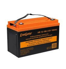 Exegate EX282987RUS Аккумуляторная батарея ExeGate HR 12-100 (12V 100Ah, под болт М6)